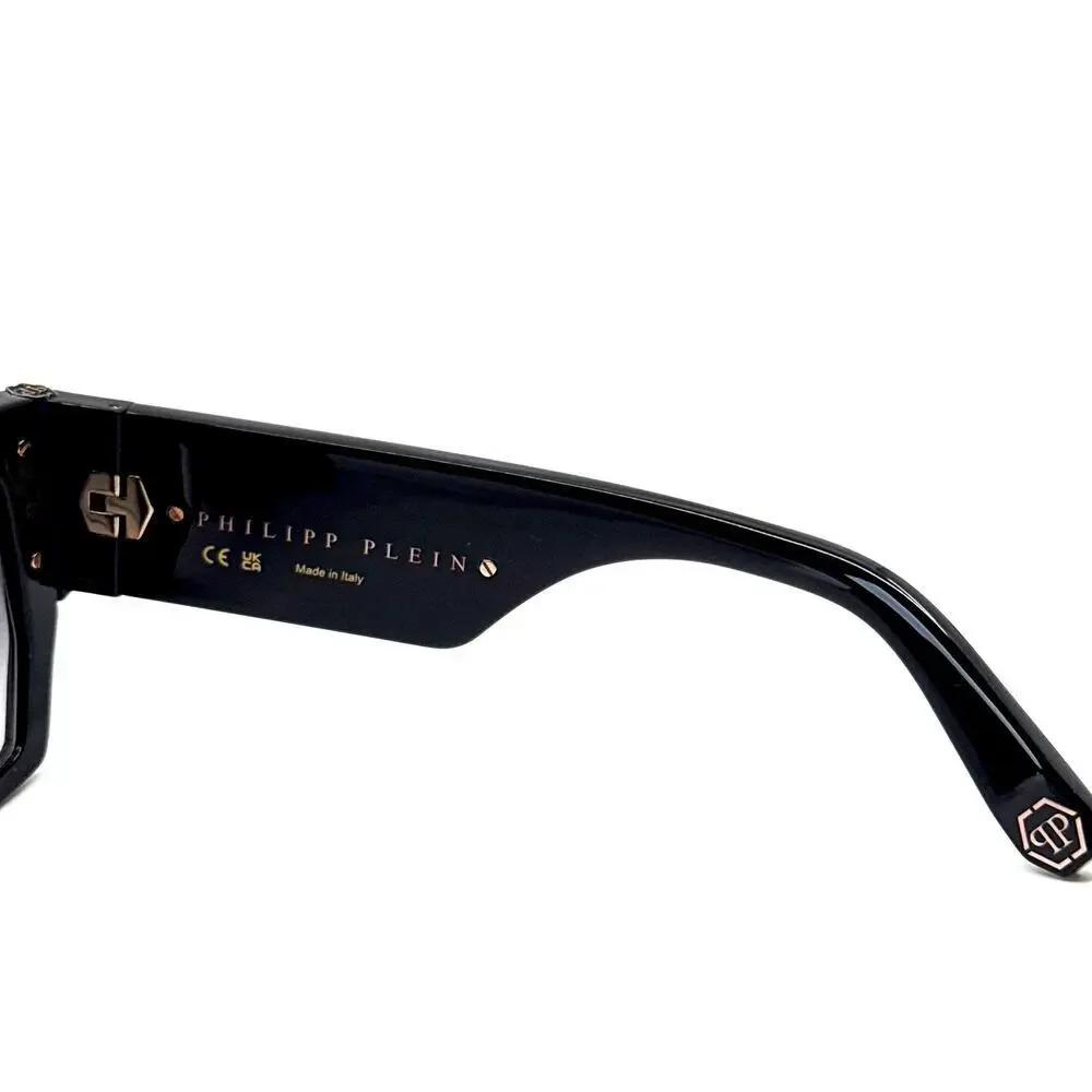 New,PHILIPP PLEIN Sunglasses PLEIN MASTER OVERSIZE SPP094 Col.0700 Authentic